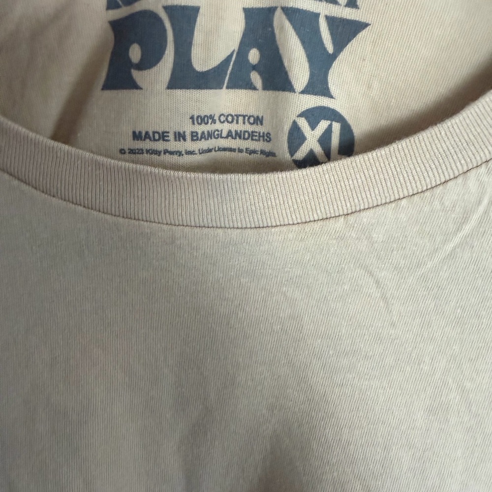 Katy Perry Collections Cream Cotton Tee - Picture 4 of 4